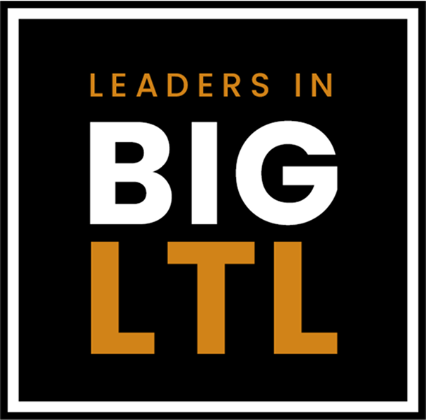 Leaders in BIG LTL header in black square icon